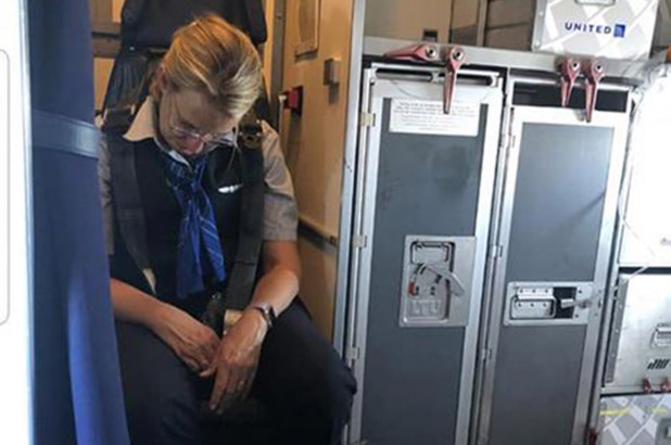 drunk flight attendant