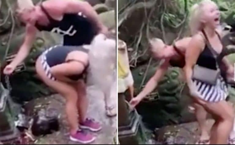 This Instagram Model Is In Trouble For Splashing Her Bum Hole With Holy Water From A Holy Temple In Bali