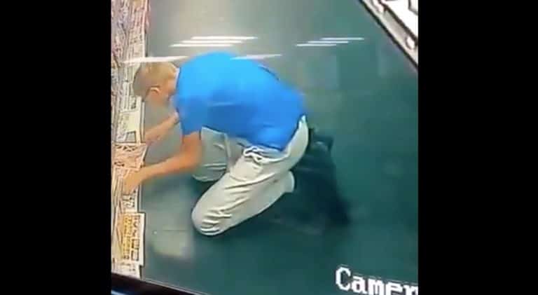 A Man Was Filmed Jerking Off To A Magazine In The Supermarket Aisle