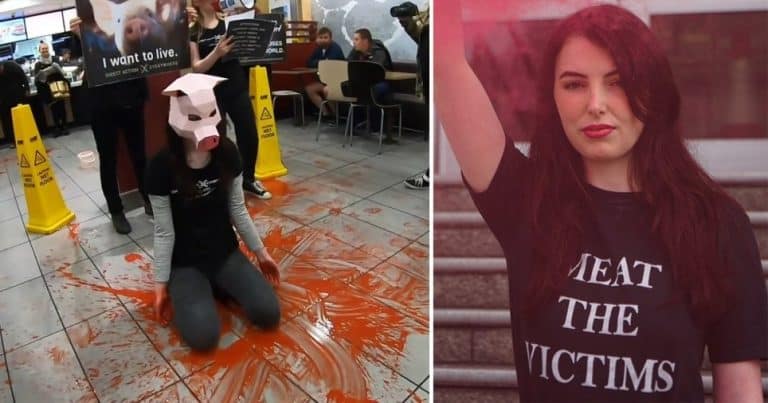Vegan Activist Goes Berserk Inside McDonald’s And Trashes The Place