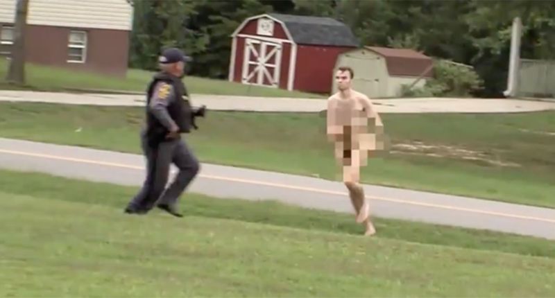 naked police