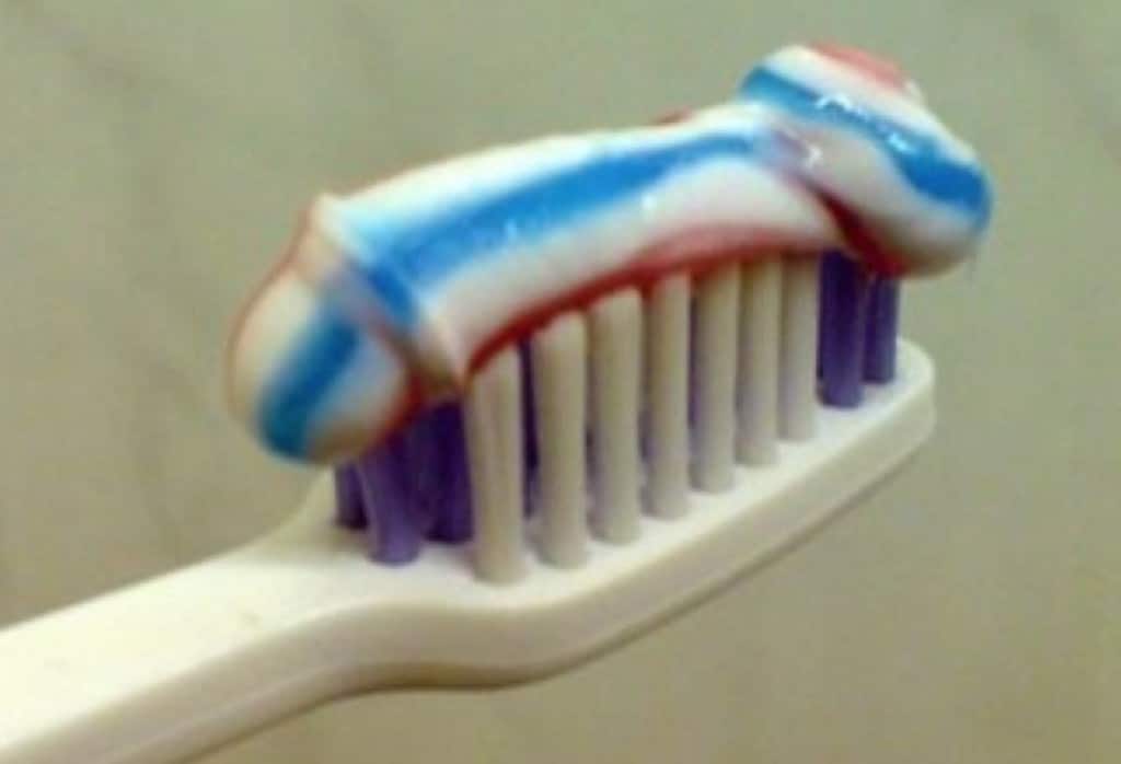 toothpaste penis
