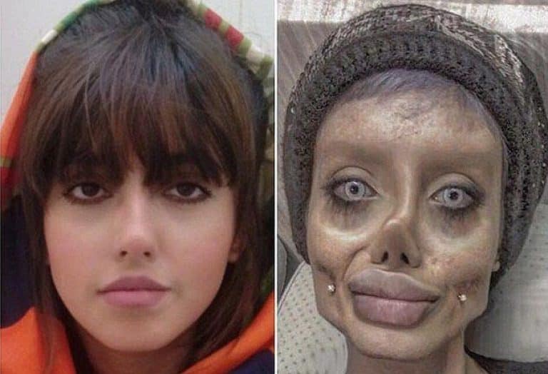 The Woman Who Paid To Look Like Angelina Jolie Has Been Arrested For Moral Corruption