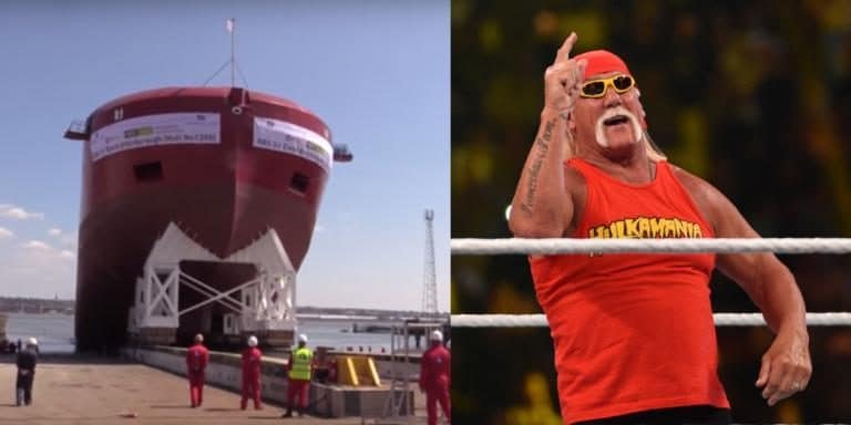 People Are Saying That Boaty McBoatface Looks Like Hulk Hogan