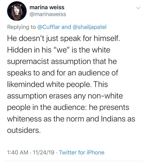 A White Us Professor Said Indian Food Is Terrible On Twitter And All A White Us Professor Said Indian Food Is Terrible On Twitter And All