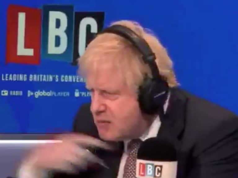 Boris Johnson Makes Throat Cut Gesture To Get Interviewer To Change Subject; Can’t Pronounce Vegan