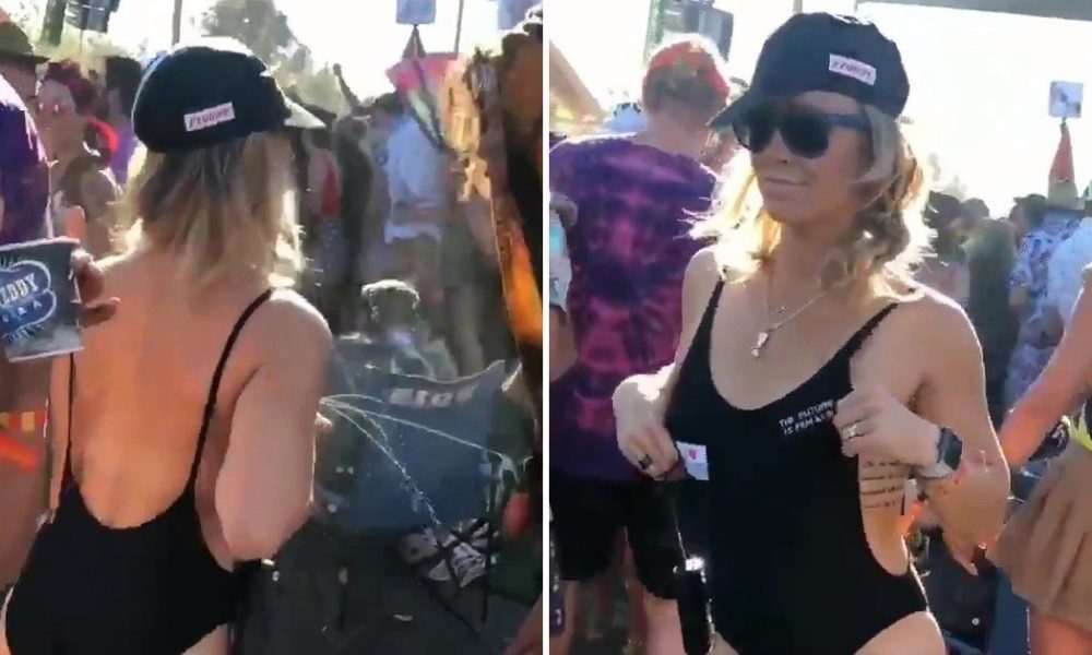 Watch This Woman Spray Her Own Breast Milk At A Crowd During An EDM