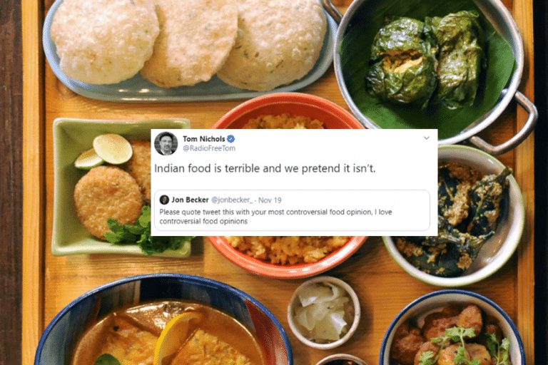 A White US Professor Said ‘Indian Food Is Terrible’ On Twitter And All Hell Broke Loose
