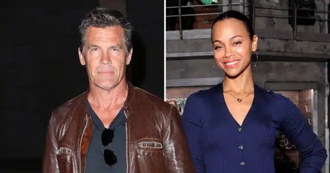Avengers’ Josh Brolin Thirsts After Marvel Daughter Zoe Saldana & It’s Very Awkward