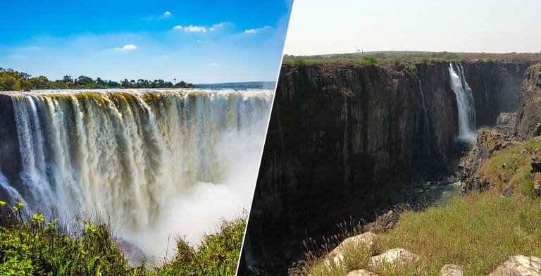 Victoria Falls Has Pretty Much Dried Up Due To Climate Change