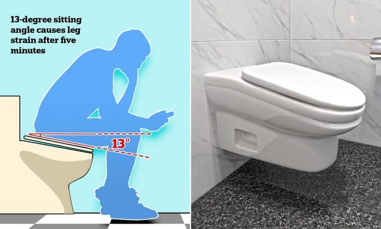 Toilets That Are Tilted Downwards By 13 Degrees Will Stop Workers Spending Too Long On Loo Breaks