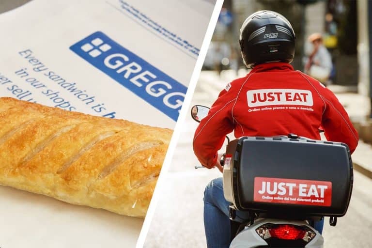 Greggs Have Teamed Up WIth Just Eat For Home Delivery Nationwide With No Minimum Spend