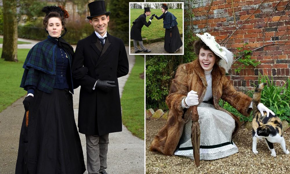 Regency Era Couple Embroidery