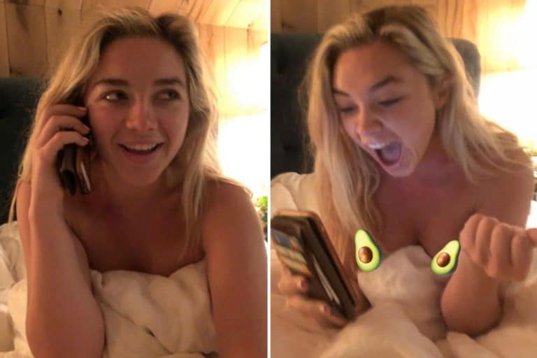 Florence Pugh Celebrated Her Oscar Nomination For ‘Little Women’ By Going Topless On Instagram