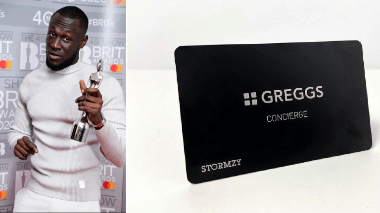 Stormzy Is The First Person To Receive The New Greggs Black Card