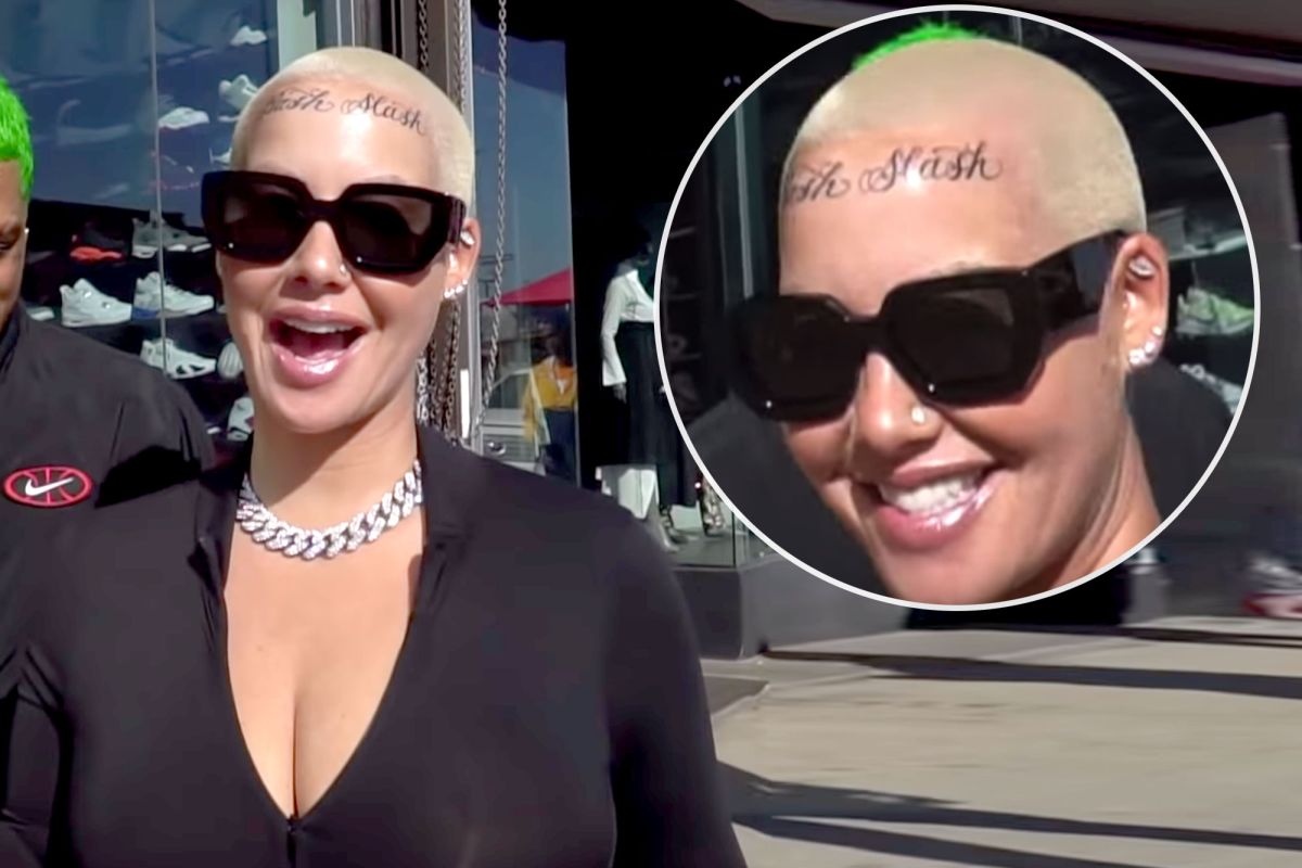 Amber Rose Just Got Her Kids' Names Tattooed On Her ...