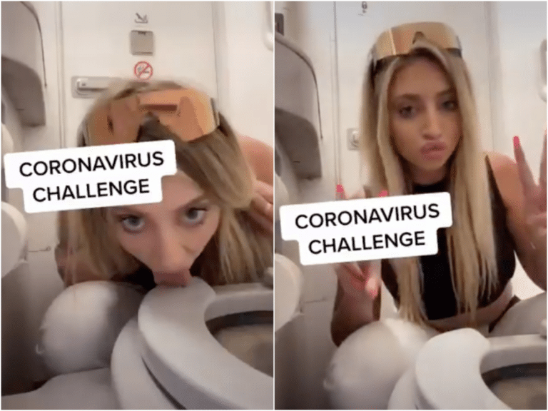 Coronavirus Toilet Licker Did It Because The Virus Was Getting More Attention Than Her