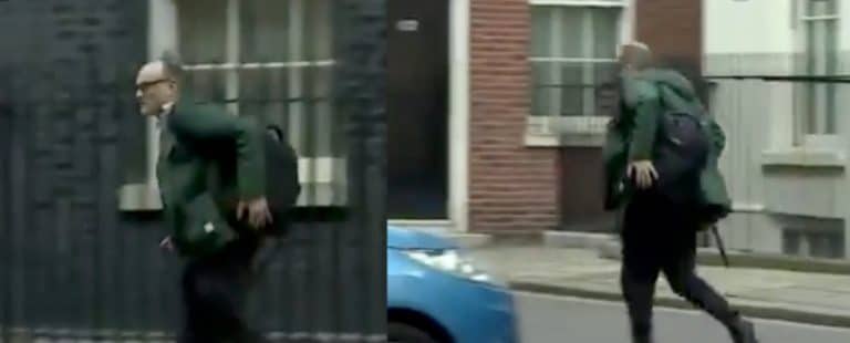 Dominic Cummings Was Filmed Running Out Of 10 Downing Street After Boris Johnson’s Coronavirus Diagnosis