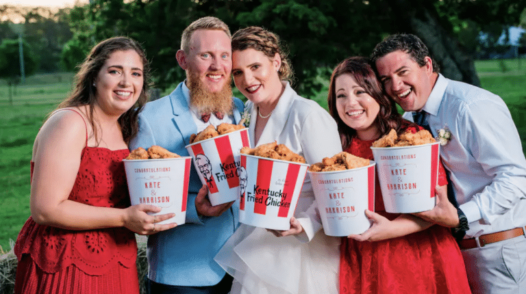 A Couple Got Married In The World’s First Ever KFC Themed Wedding