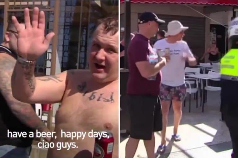 These Drunk Brits In Benidorm Are Not Worried About Coronavirus In The Slightest (VIDEO)