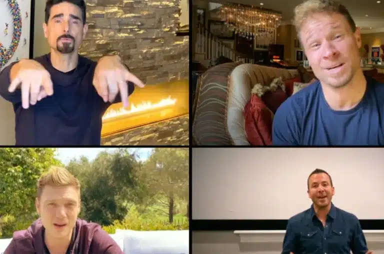 The Backstreet Boys Reunited For A Living Room Concert & Smashed ‘I Want It That Way’