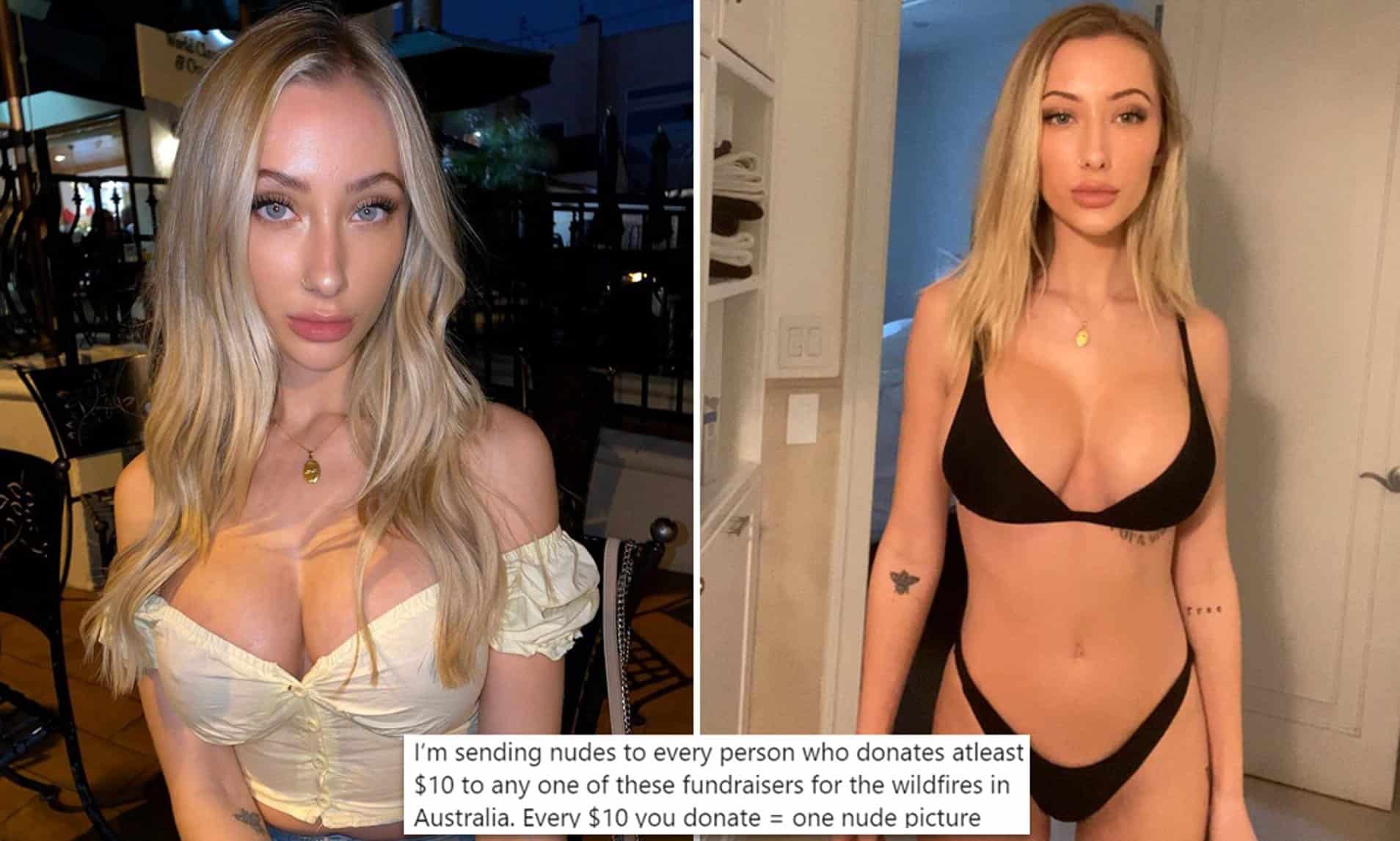 Instagram Model Who Raised 1million For Australia Bush