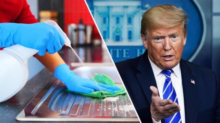 A Man Drank A Full Bottle Of Disinfectant After Trump Suggested It As Coronavirus Cure