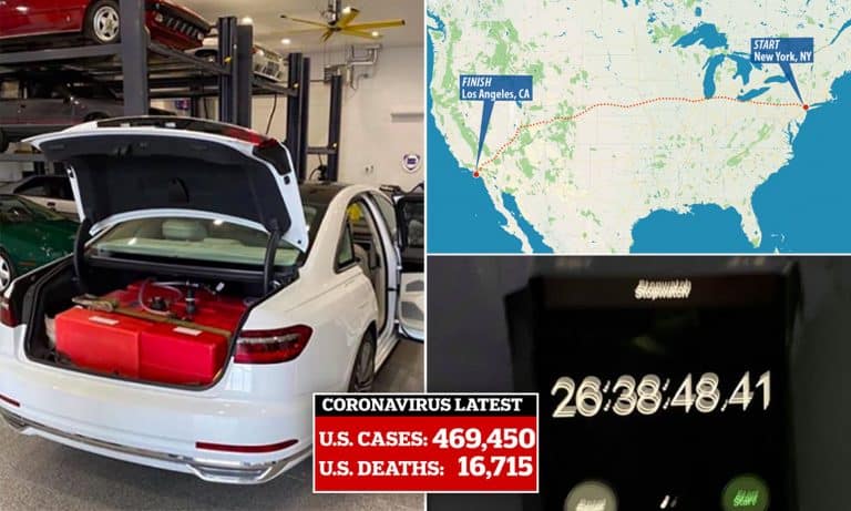 Lads Set Record For Fastest Cross Country Drive By Taking Advantage Of Coronavirus Lockdown