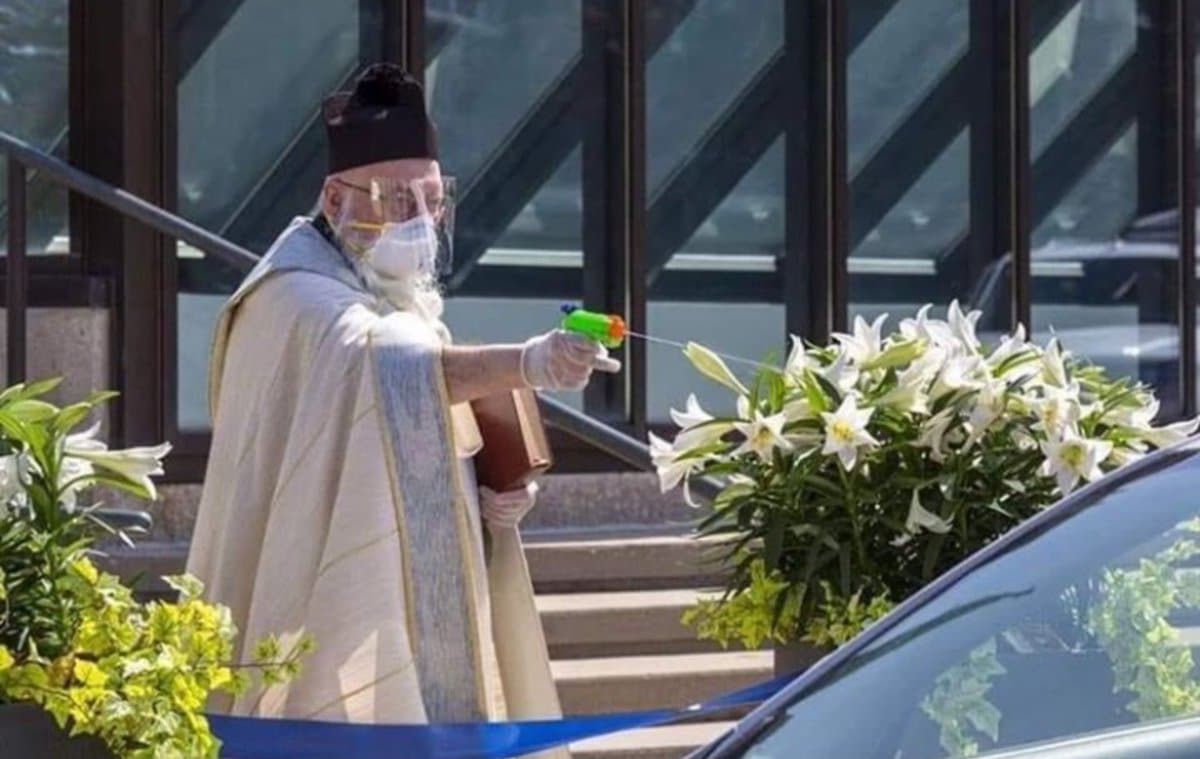 All new 2018 holy meme bible is back! A Priest Used A Water Pistol To Spray People With Holy ...
