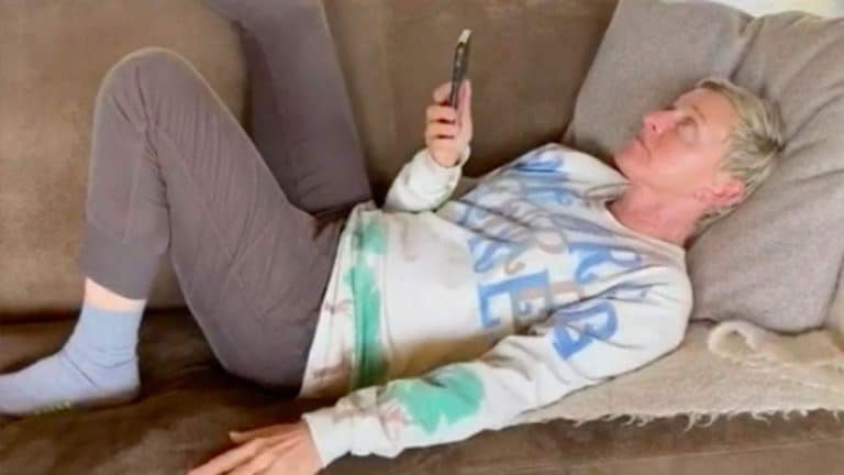 Ellen Degeneres Posted A Cringey Video Of Herself Calling Justin Timberlake For No Reason