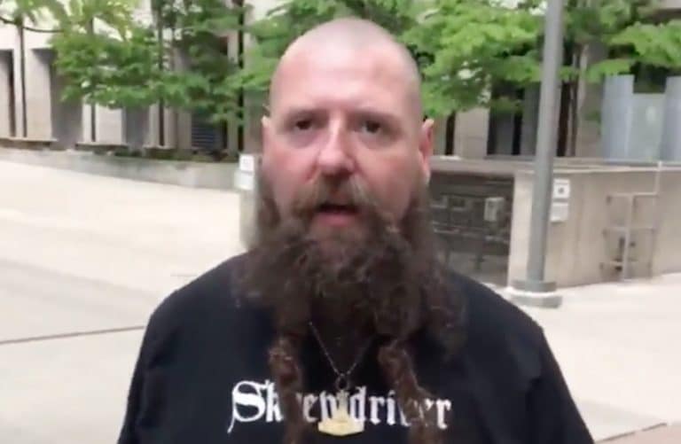 White Supremacist Shows Up To Black Lives Matter Protest; Gets Taken Down (VIDEO)