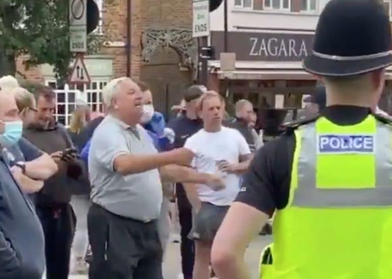 Here’s A Video Of A Racist Confrontation During A BLM Protest In Hoddesdon