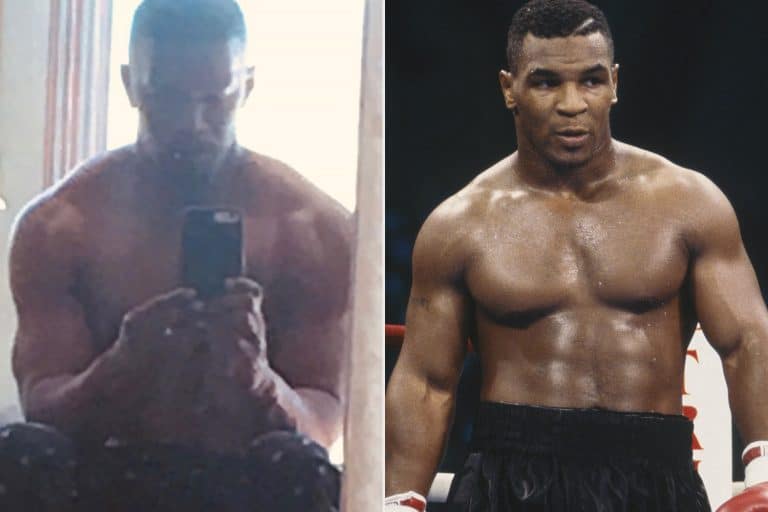 Jamie Foxx Is Looking SHREDDED As He Prepares To Play Mike Tyson In Upcoming Biopic