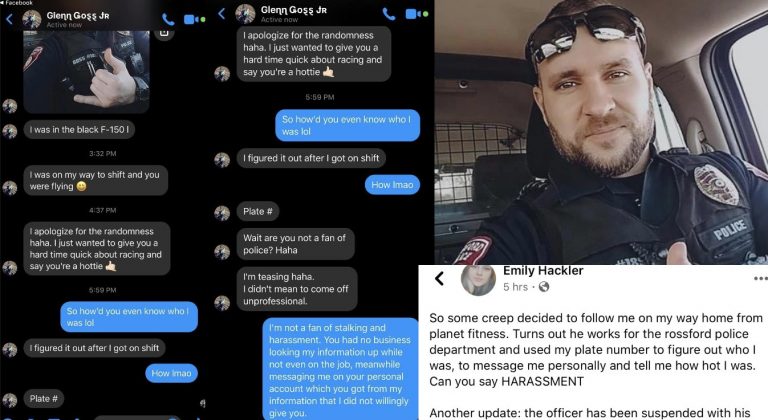 Cop Goes Viral For Texting Woman After Getting Her Number By Running License Plate On Database