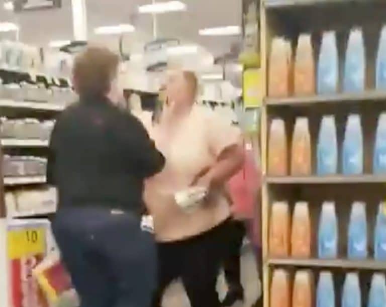 Here’s A Woman Performing An Exorcism On A Shampoo Aisle In Walmart