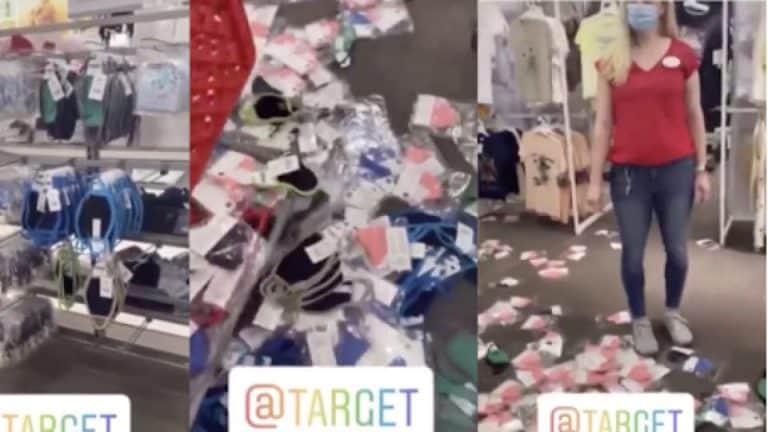 Arizona Woman Goes Completely Insane And Attacks Target Facemask Display