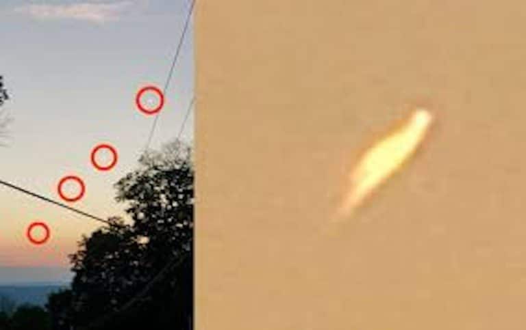 Disturbing Footage  Of ‘Squadron Of UFOs’ Filmed Shooting Over The Sky In North Pennsylvania