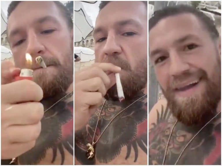 Conor McGregor Celebrates 32nd Birthday By Smoking A Fat Spliff & Doing Coke On The Beach