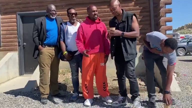 Dave Chappelle Visited Kanye West To Check On Him & Kanye Awkwardly Forced Him To Tell A Joke