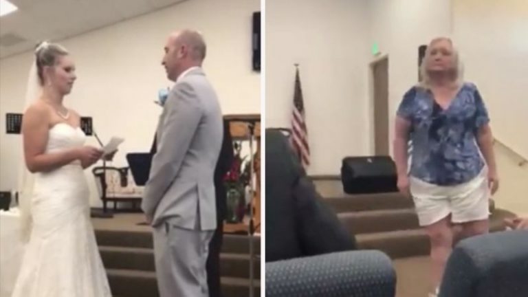 Unreal Video Of Karen Ruining Her Son’s Wedding Day By Freaking Out At Bride’s Vows