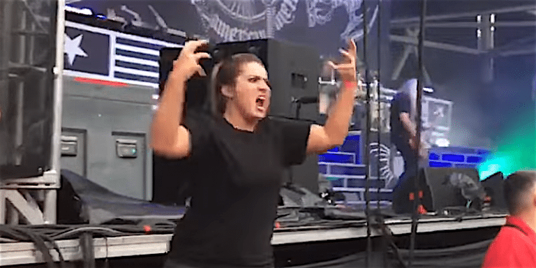Here’s A Supercut Of Sign Language Interpreters Killing It At Heavy Metal Concerts