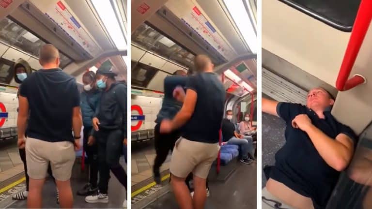 Racist Man On London Underground Gets KO’d Into Oblivion With One Punch (VIDEO)