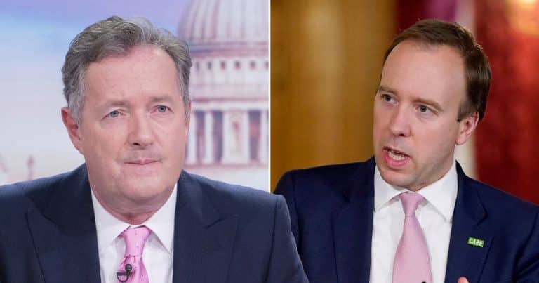 Piers Morgan Completely Destroys Matt Hancock On Twitter