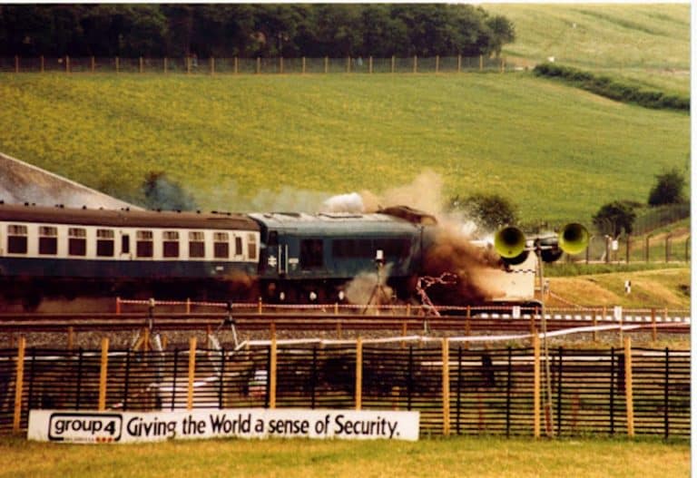 Here’s Footage Of A Train Crashing Into A Nuclear Fuel Container At 100MPH