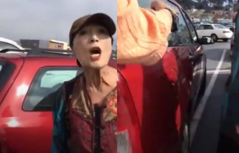 Watch A Parking Lot Karen Have A Major Meltdown Over Bad Parking; Turns Out Her Car Is Parked Incorrectly