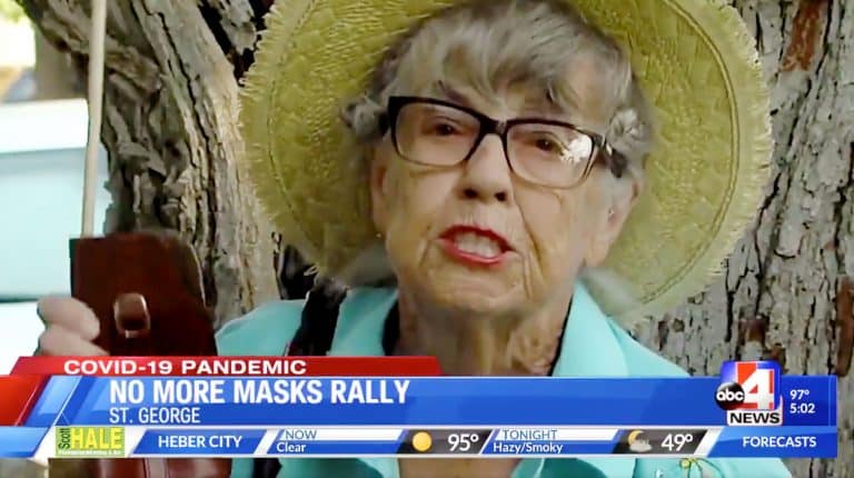Anti-Mask Rally Clip Goes Viral Because People Cannot Believe It Isn’t A Parody (VIDEO)
