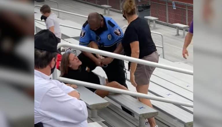 Mum Gets Tased & Arrested At Son’s Middle School Football Game For Refusing To Wear A Mask