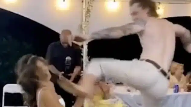 A Groom Ruined His Wedding When He Kicked His Wife In The Face During A Lapdance