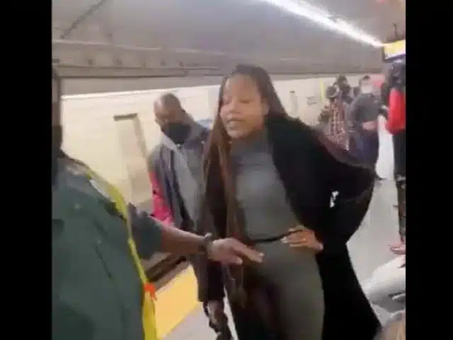 Watch This Lady Superkick Another Woman Onto The Train Tracks Then Offer The Best Excuse Ever