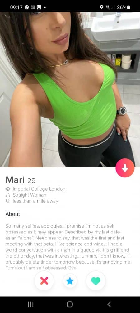 The Best And Worst Tinder Profiles And Conversations In The World 258 Sick Chirpse